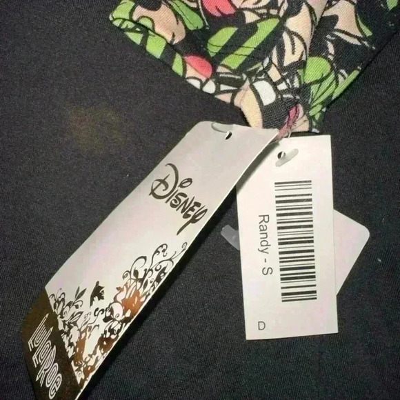 Lularoe Small Disney Randy baseball style t shirt  with Goofy arms! NWT. - Picture 5 of 9